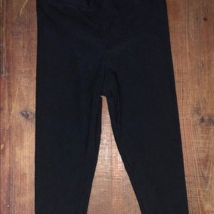 LULAROE KIDS LEGGINGS BLACK S/M